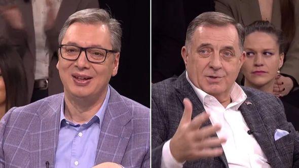 Dodik i Vučić: Zajedno gostuju u "Ćirilici" - Avaz