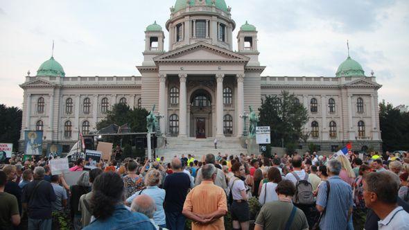 16. protest građana "Srbija protiv nasilja" - Avaz