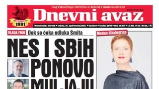 U današnjem "Dnevnom avazu" čitajte: NES i SBiH ponovo muljaju