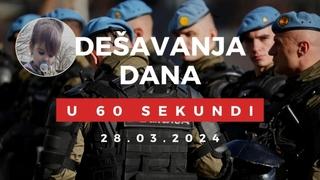 Pregled najčitanijih vijesti dana na portalu "Avaza" za 28. mart