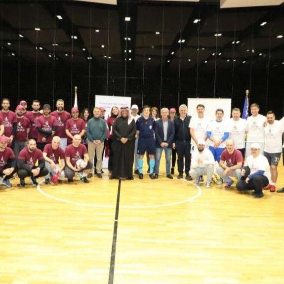 Revijalnom utakmicom legendarnih "Zmajeva" i Ambasade Katara obilježen Dan sporta Države Katar