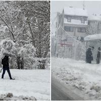 Video / Grad soli zavejao snijeg: Tuzla obojena u bijelo ususret blagdanima