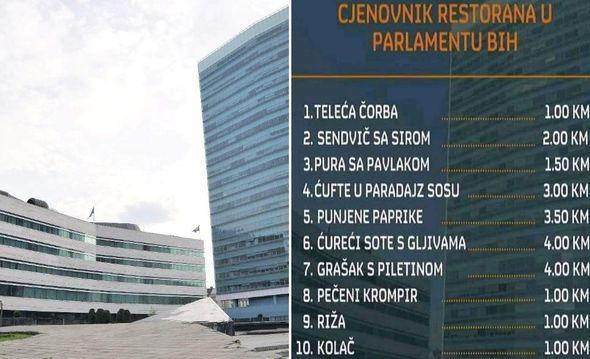 Niske cijene u Parlamentu BiH - Avaz