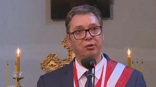 Vučiću uručen orden Eparhije budimske prvog reda