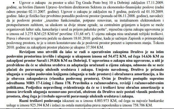  Šta su utvrdili revizori u izvještaju o poslovanju: Prostor predstavio funkcionalnim, a morali dodatno uložiti 40.000 KM - Avaz