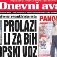 U dvobroju "Dnevnog avaza" čitajte: Prolazi li za BiH evropski voz