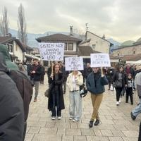 Srednjoškolke na protestima u Sarajevu: Tražimo pravdu za sve