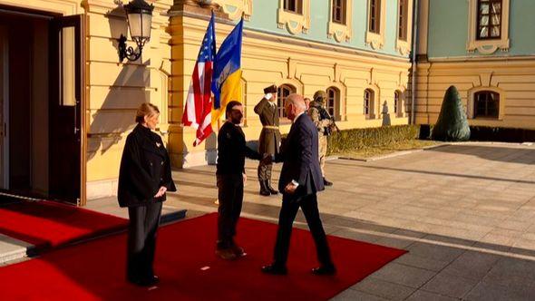 Zelenski i Bajden: Susret u Kijevu - Avaz