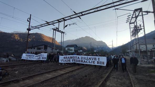 Protest u Donjoj Jablanici - Avaz