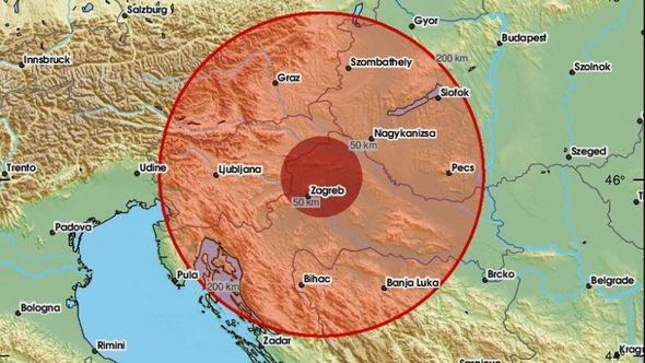 Zemljotres pogodio Hrvatsku - Avaz