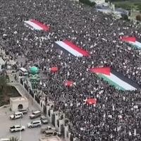 Hiljade ljudi u Jemenu na velikom skupu podrške Palestini
