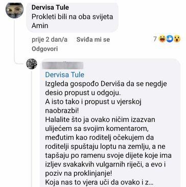 Komentar na Facebooku - Avaz