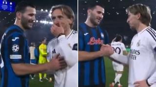 Video / Nakon spektakla u Bergamu: Kolašinac i Modrić snimljeni tokom razgovora