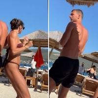 Edin i Amra Džeko snimljeni kako plešu na plaži u Dubrovniku: "Mladi i ludi"