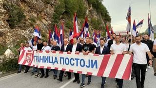 Održani novi protesti podrške Dodiku i Lukiću