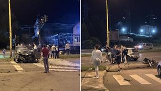Foto / Krš i lom u Tuzli: Težak sudar tri vozila, policija i hitna na terenu