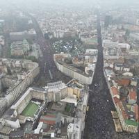 Pogledajte kako protesti u Beogradu izgledaju iz zraka