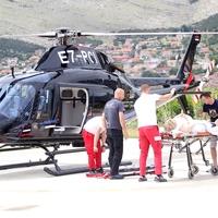 Majka Anje Ljubojević helikopterom transportirana iz Trebinja u Banja Luku  