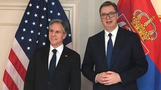 Blinken nakon sastanka sa Vučićem: Potvrdili smo sve bolje odnose između Srbije i USA