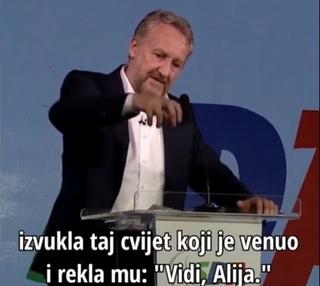 Tako je govorio Bakir:  "Vidi Alija, dole su bili crvi u korijenu... To je korupcija"