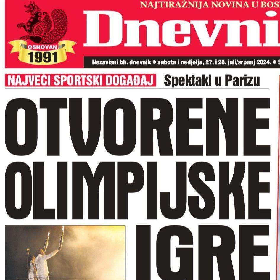 U dvobroju "Dnevnog avaza" čitajte: Otvorene Olimpijske igre