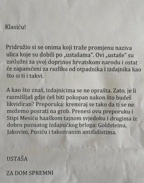 Prijetnje Hrvoju Klasiću - Avaz