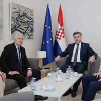 Čović razgovarao s Plenkovićem o aktuelnim izazovima u BiH i evropskom putu