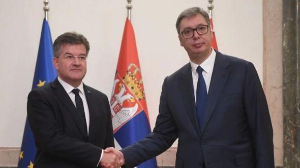 Miroslav Lajčak i Aleksandar Vučić - Avaz