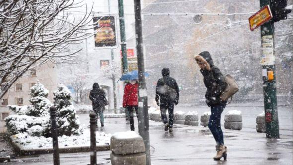 U Sarajevu pretežno oblačno vrijeme sa snijegom - Avaz