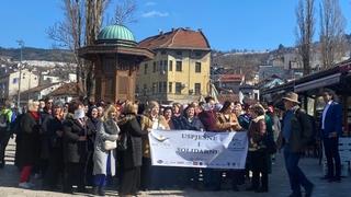 "Uspješne i solidarne": Udruženja žena šetaju od Baščaršije do Skenderije povodom Dana žena