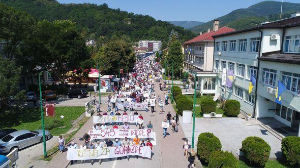 Sa današnjih protesta - Avaz