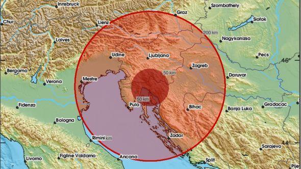 Epicentar zemljotresa bio je 20 kilometara od Rijeke - Avaz