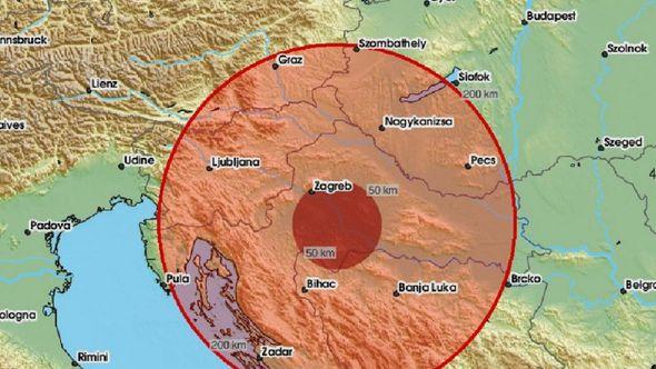 Zemljotres u Hrvatskoj - Avaz