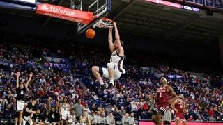 Timme reaches 2,000 points, No. 12 Gonzaga tops Santa Clara