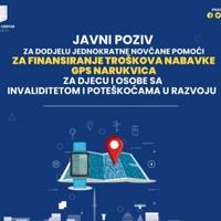 Općina Centar Sarajevo: Novčana pomoć za nabavku GPS narukvica za djecu i osobe s invaliditetom