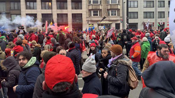 Protesti u Belgiji - Avaz