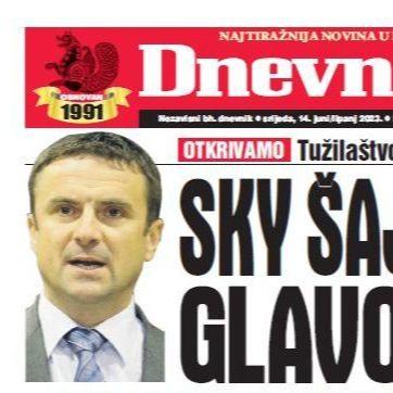 U današnjem "Dnevnom avazu" čitajte: Sky Šaji zadaje glavobolju!