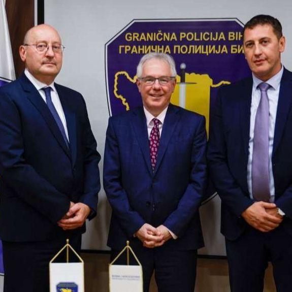 Ambasador Marfi u posjeti Graničnoj policiji BiH