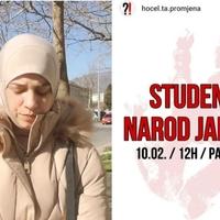 Video / Hanadi Maslo izgubila bebu u Jablanici, dolazi na proteste studenata: Moja nerođena kćerka je primila sve udarce za mene i spasila mi život