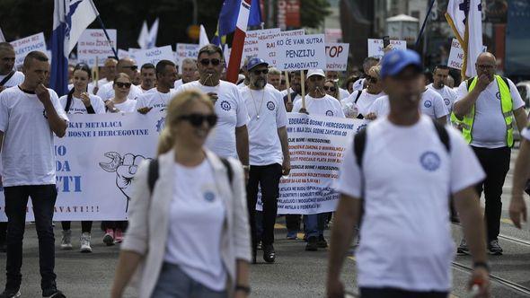 Sa protesta u Sarajevu - Avaz