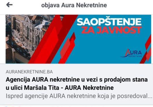 Objava Aura nekretnine - Avaz