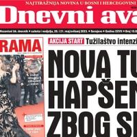 U dvobroju "Dnevnog avaza" čitajte: Nova tura hapšenja zbog Skya