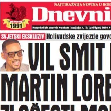 U dvobroju "Dnevnog avaza" čitajte: Vil Smit i Martin Lorens: Zločesti momci