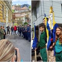 Foto + video / "Zelene beretke" odale počast stradalim saborcima u bivšoj Dobrovoljačkoj ulici