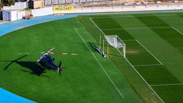 Dodikov helikopter na stadionu Zrinjskog - Avaz