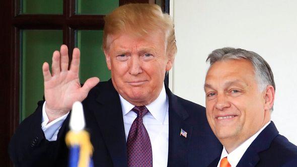 Donald Tramp i Viktor Orban - Avaz