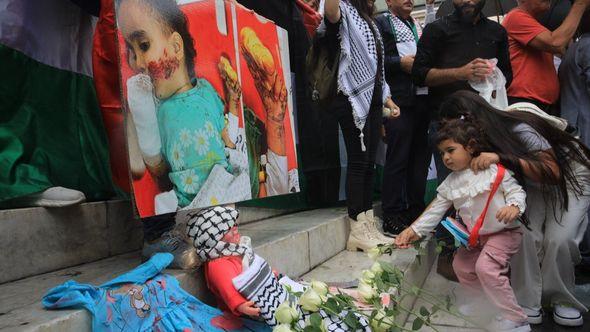 Beograd: Protest podrške narodu Palestine - Avaz