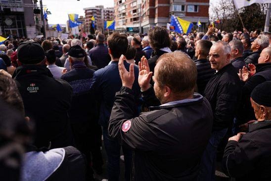 Protesti ispred zgrade OHR-a - Avaz