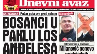 U današnjem "Dnevnom avazu" čitajte o Bosancima u paklu Los Anđelesa