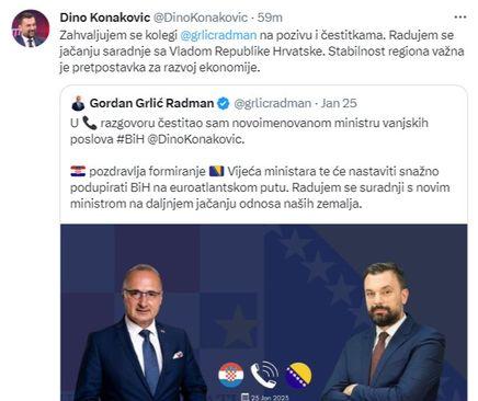 Konaković o razgovoru s Grlićem Radmanom - Avaz